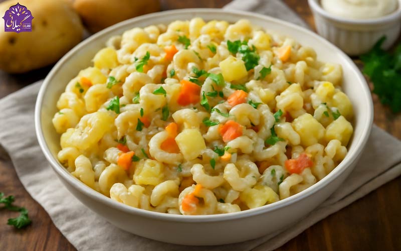 salad-makarani-ba-sib-zamini