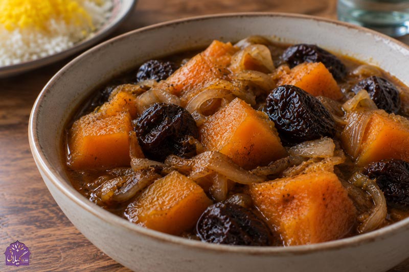 خورشت-کدو-حلوایی-بدون-گوشت