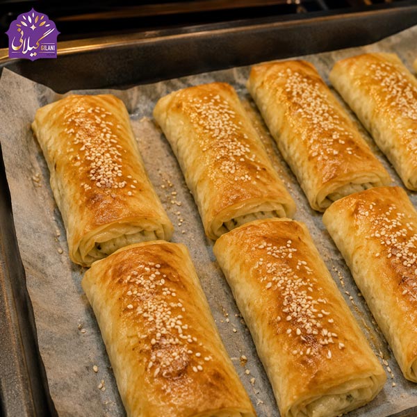 سینی-بورک-با-کنسرو-تن-ماهی-برای-پخت-در-فر