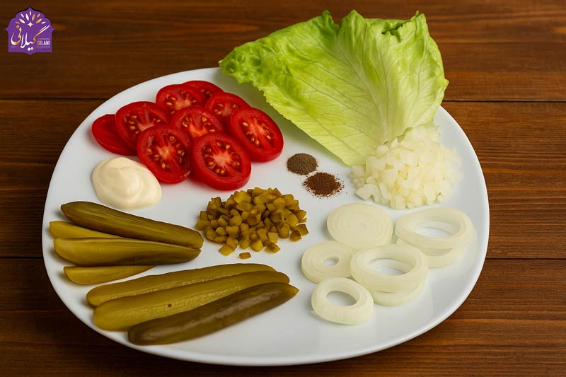 مواد-اولیه-لازم-برای-تهیه-ساندویچ-تن-ماهی-دهه-شصتی-با-نون-بولکی-سنتی