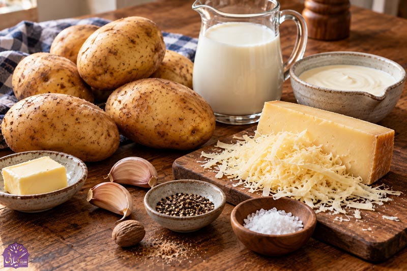 مواد-لازم-برای-تهیه-گراتن-سیب-زمینی
