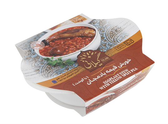 غذای آماده قیمه بادمجان با گوشت