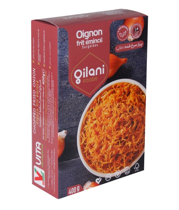 پیاز سرخ شده منجمد