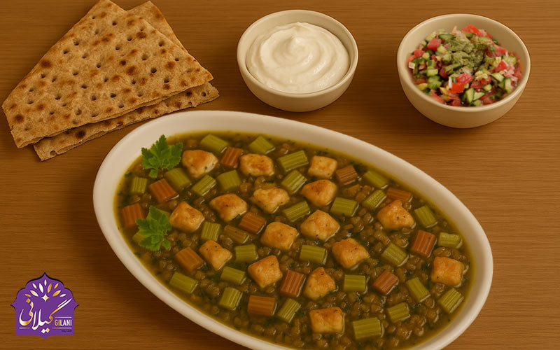 طرز تهیه خوراک ریواس با مرغ | دستور پخت خوشمزه و ترش بهاری