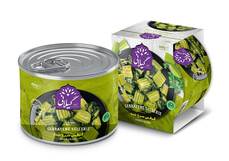 کنسرو کرفس سرخ شده گیلانی