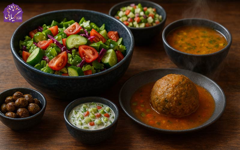 پیش‌غذاهای ایرانی و سفره‌های پر از رنگ + طعم و تاریخچه