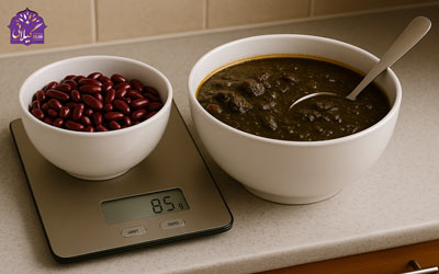 ​چه نوع لوبیایی برای قورمه‌سبزی مناسب است و چقدر باید استفاده شود؟