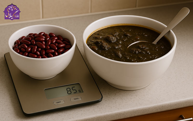 ​چه نوع لوبیایی برای قورمه‌سبزی مناسب است و چقدر باید استفاده شود؟