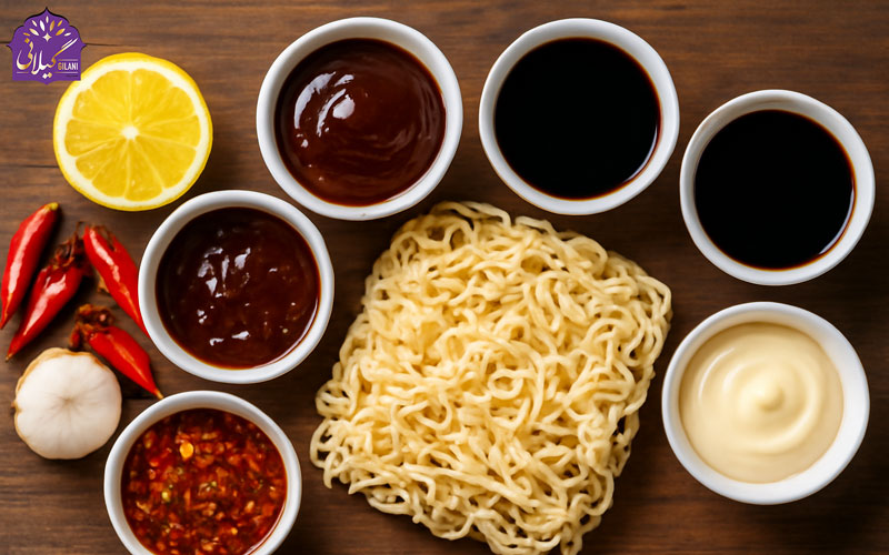 بهترین سس‌های نودل برای طعم دلخواه شما | سس‌های تند، شور، شیرین و خامه‌ای