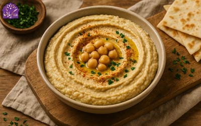 طرز تهیه حمص اصیل عربی | دستور کامل و فوت‌وفن تهیه حمص خانگی خوشمزه