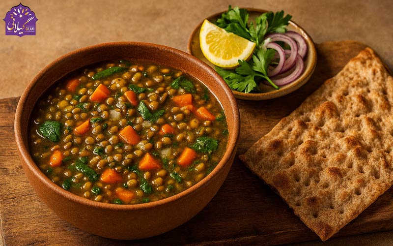 دستور تهیه عدسی سبزیجات و نکات سلامتی