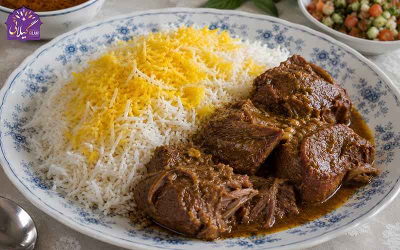 طرز تهیه چلو گوشت خانگی ساده و اقتصادی با گوشت خورشتی