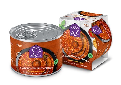 قیمه بادمجان بدون گوشت
